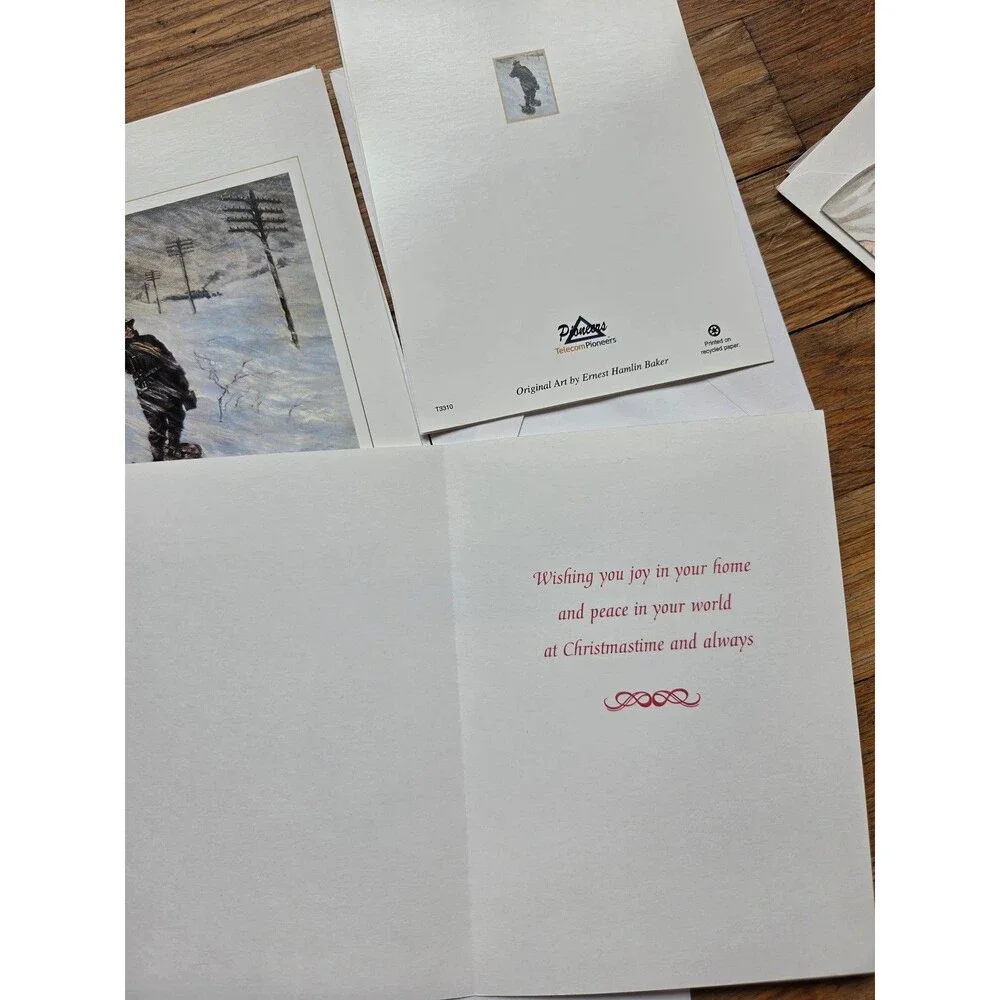 Christmas holiday card bundle (5) praying angels do you hear what i hear